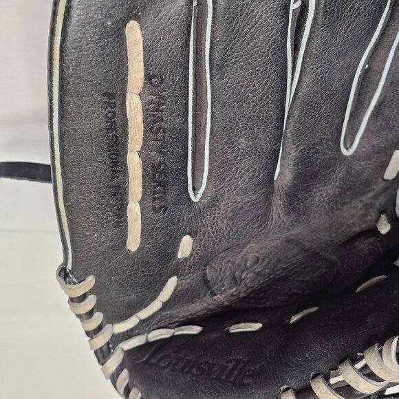 Louisville Slugger Dynasty DYN1350 13.5" Baseball Glove Buffalo Leather Black LH - Picture 7 of 10